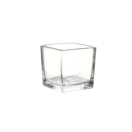 Glass Cube Candle holder 52