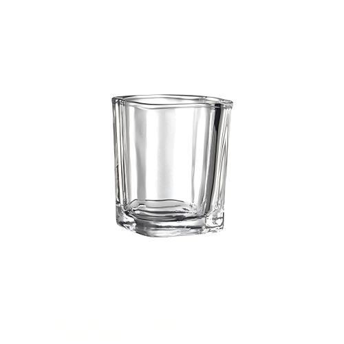 Glass Cube Candle holder 5062 thick wall