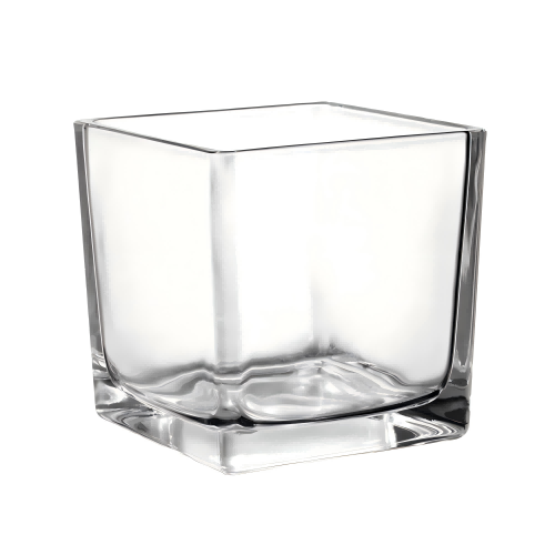Glass Cube Candle holder 100