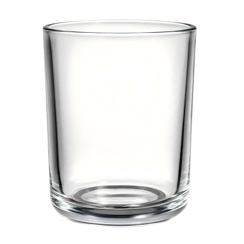 Glass candle holder 10125 Bottom U shape
