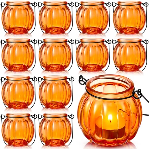 Pumpkin Glass Jar