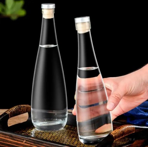 Mineral water glass bottle Spring water