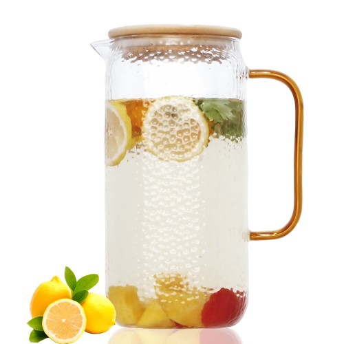 68oz Glass Pitcher with Lid