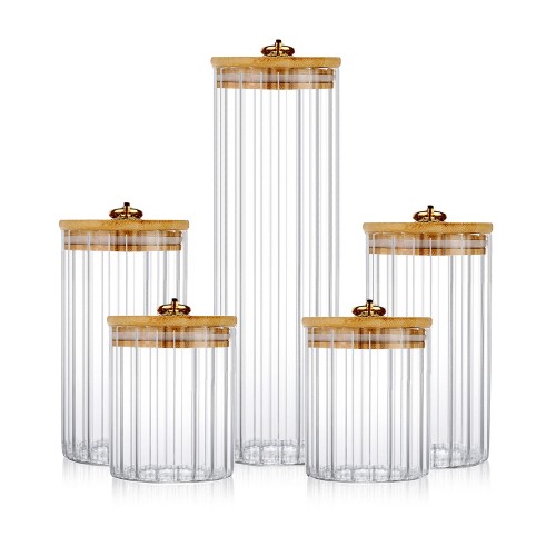 Miscellaneous Grain Glass Storage Jar