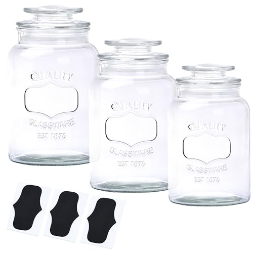 Glass Jar with glass lid