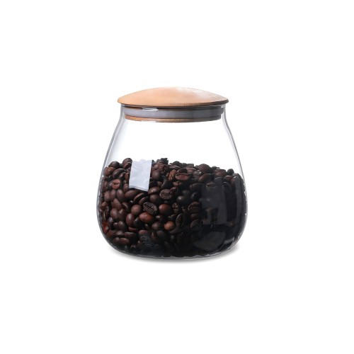 Coffee bean Glass storage jar