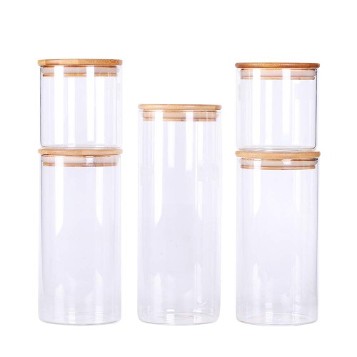 Glass Borosilicate Storage Jars