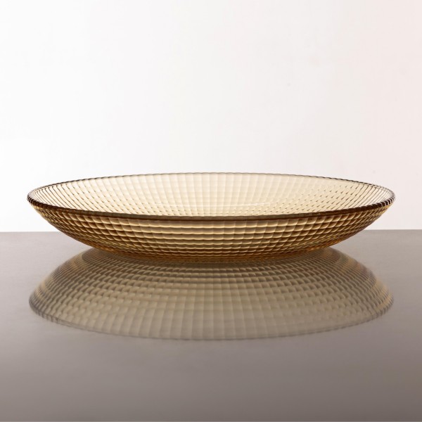 Hot Sale Glass Dinnerware Sets Wedding Party Tableware Decorations Glass Colored Plates Serving Dishes for Catering